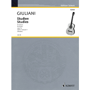 Studies for Guitar, Op. 1a - Volume 1
