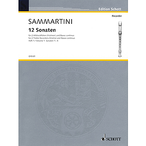 12 Sonatas, Volume 1