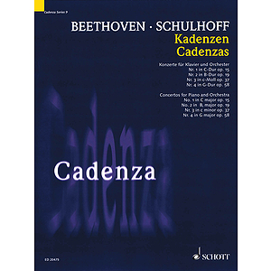 Cadenzas - Concertos for Piano and Orchestra, Nos. 1-4