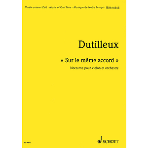 Sur le même accord - Nocturne for Violin and Orchestra