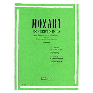 Concerto in A Major for Clarinet and Orchestra, Op. 107, K622