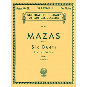 6 Duets, Op. 39 - Book 1