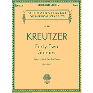 42 Studies Transcribed for the Viola