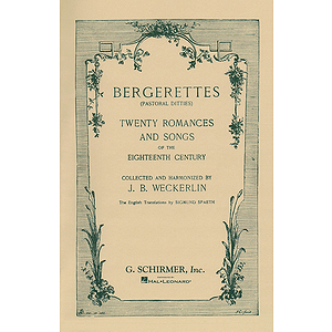 Bergerettes - Pastoral Ditties