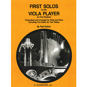 First Solos for the Viola Player