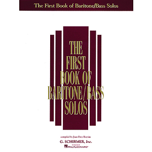 The First Book of Baritone/Bass Solos