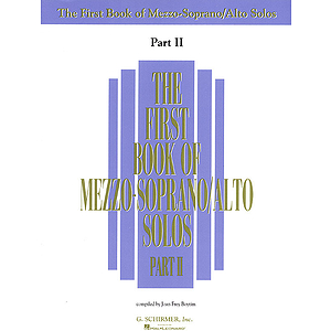 The First Book of Mezzo-Soprano/Alto Solos - Part II