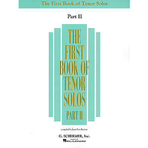 The First Book of Tenor Solos - Part II