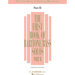 The First Book of Baritone/Bass Solos - Part II