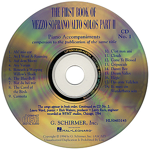 The First Book of Mezzo-Soprano/Alto Solos - Part II