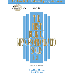 The First Book of Mezzo-Soprano/Alto Solos - Part II
