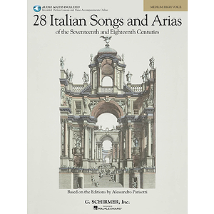 28 Italian Songs & Arias of the 17th & 18th Centuries - Medium High - Book/CD Package