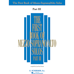 First Book of Mezzo-Soprano Solos - Part III