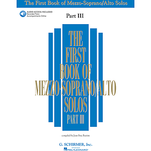 First Book of Mezzo-Soprano Solos - Part III