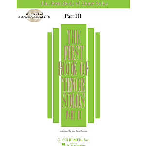 First Book of Tenor Solos - Part III