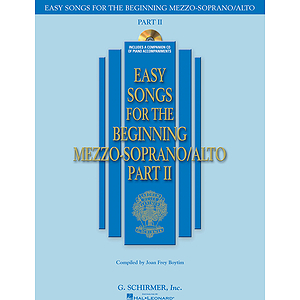 Easy Songs for the Beginning Mezzo-Soprano/Alto - Part II