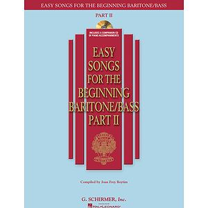 Easy Songs for the Beginning Baritone/Bass - Part II