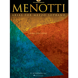 Menotti Arias for Mezzo-Soprano