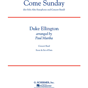 Come Sunday (Alto Sax feature)