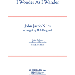 I Wonder As I Wander