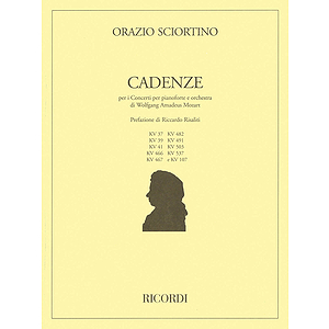 Cadenzas to Mozart Piano Concertos