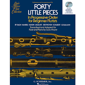 40 Little Pieces in Progressive Order for Beginner Flutists