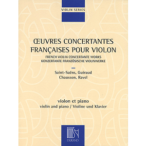 French Violin Concertante Works