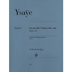 Sonata for Violoncello Solo Op. 28