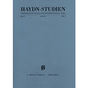 Haydn-Studien, Vol. 10, No. 1 (June 2010)