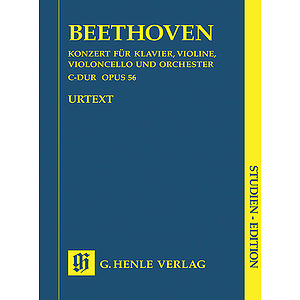 Concerto for Piano, Violin, Violoncello, and Orchestra C Major Op. 56