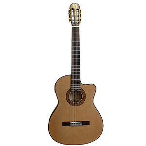 Hohner HC09TE Classical Thinline Acoustic-Electric Guitar - Natural