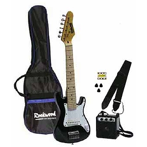 Hohner Rockwood HEG250 Children's Electric Guitar Starter Package - Black