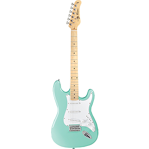 Jay Turser JT-300M Strat-style Electric Guitar - Sea Foam Green