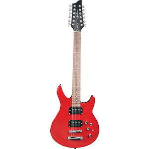 Jay Turser JT-HAWK12 12-string Electric Guitar - Transparent Red