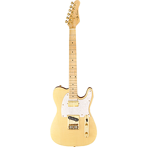 Jay Turser JT-LTCUSTOMDLX Tele-style Electric Guitar - Natural