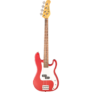Jay Turser JTB-400C 4-string Bass Guitar - Transparent Red