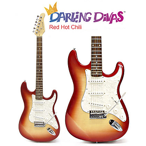 Darling Divas Electric Guitar Starter Pack - Red Hot Chili