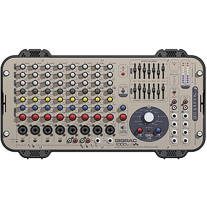 Soundcraft Gigrac 1000 Professional 8-channel Powered Mixer - 2 x 500-watt