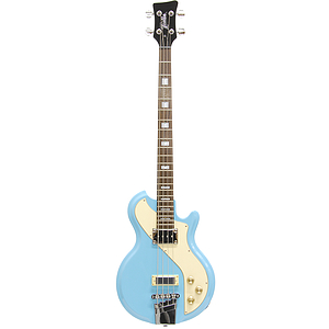 Italia Mondial Sportster Bass 4-string Bass Guitar - Blue
