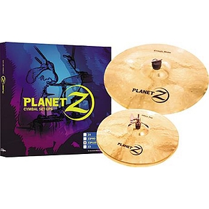 Zildjian Planet Z Cymbal Pack - 2 x 13" Hi-hat, 1 x 18" Crash/Ride