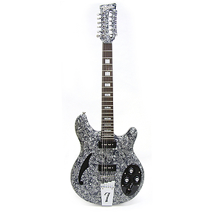 Italia Rimini 12-string Electric Guitar - Grey Pearloid