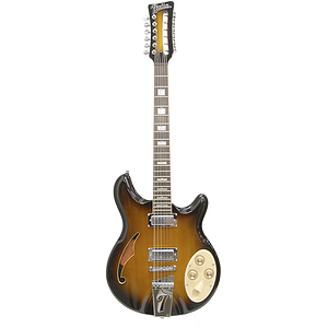 Italia Rimini 6-string Electric Guitar - Tobacco Sunburst