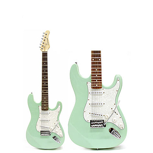 Darling Divas Electric Guitar - Sea Foam Green