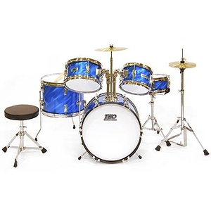 TKO TKO101 5-piece Children's Drum Set Prism Blue