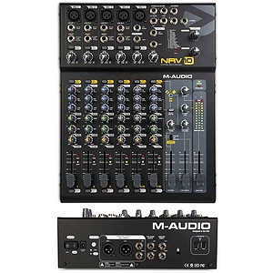 M-Audio NRV10 10 x 10 Firewire Digital Audio Interface, 8 x 2 Analog Mixer with Effects