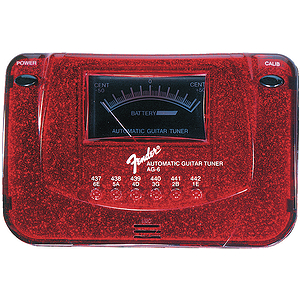 Fender® AG-6 Tuner - Red Sparkle