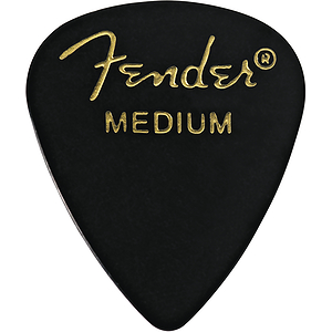 Fender® #351 Classic Black Picks - 144 Medium Picks