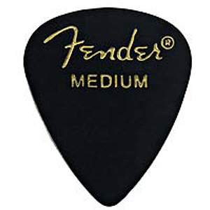 Fender® #351 Classic Black Picks - 144 Heavy Picks