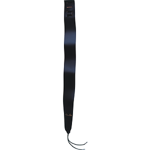 Fender® Leather Strap w/ Gold Logo - Black