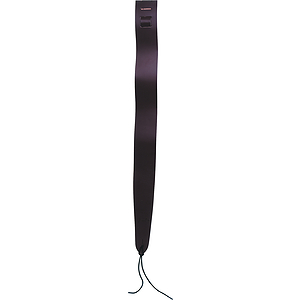 Fender® Plain Leather Strap - Brown w/Gold Logo